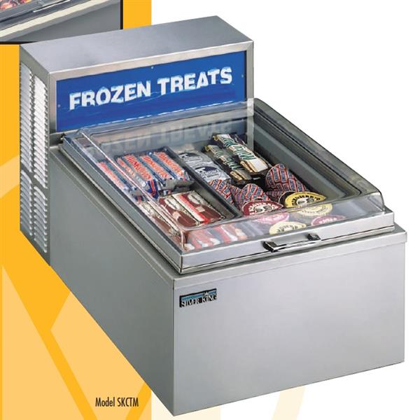 Novelty Countertop Freezer with Arcylic Top
