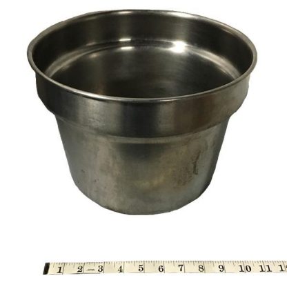 top of bain marie shown with measurements