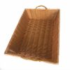 Brown basket tray