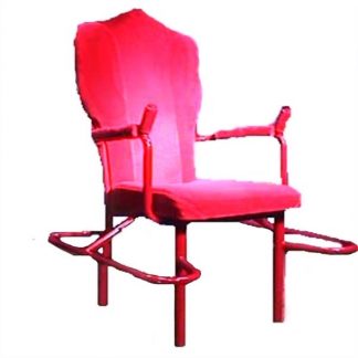 Red wedding chair