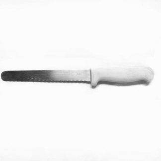 Serrated carving knife