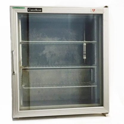 Glass Door Freezer, Tabletop, Novelty, 3 Shelf