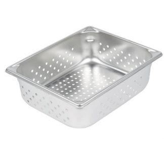 Pan, Steam Table, 1/2 size 4" perforated