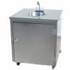 Sink, Portable 1 well self contained, 120 volt