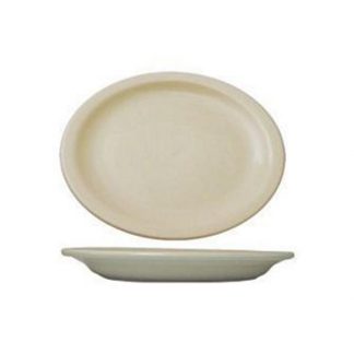Platter, 9" X 11 1/4" Cream Oval