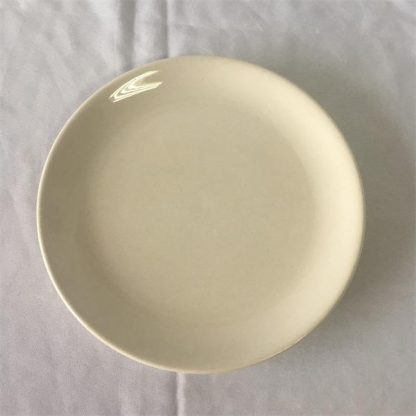 Plate, 9 1/2" Off White, Round