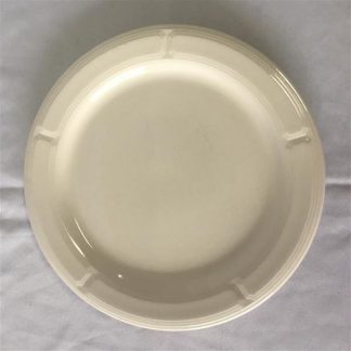 Plate, 10 1/4", Cream White, Round