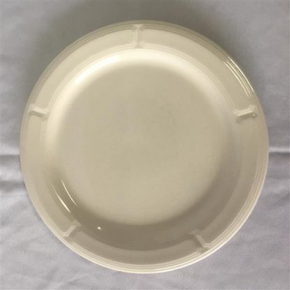 Plate, 10 1/4", Cream White, Round