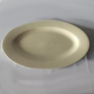 Platter, 8 1/4" x 15" Ivory (american white) Oval