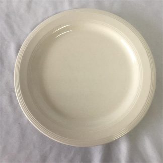 Plate, 10 1/4 inch, cream white