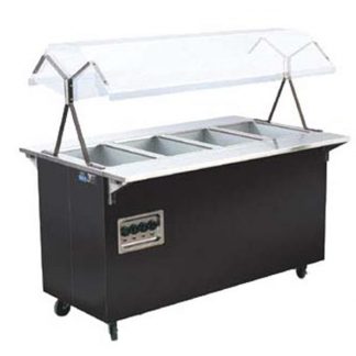 Steam Table, 4 Well, 120 volt, 30 amp