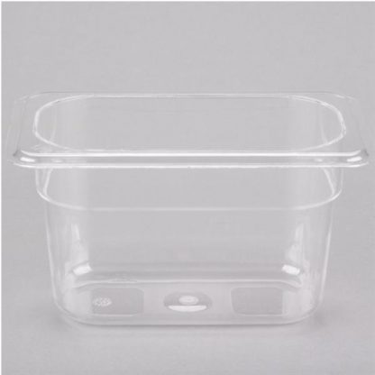 Clear Food Container 1/9 Size 4"