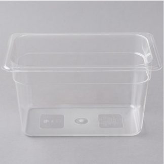 Clear Food Container 1/4 Size 6"