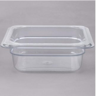 Clear Food Container 1/6 Size 2"