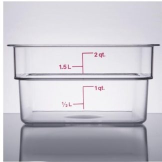 Clear Food Container, 2 Quart