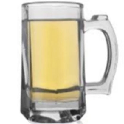 Glasses, Beer/Root Beer Mug 10 Oz. with example
