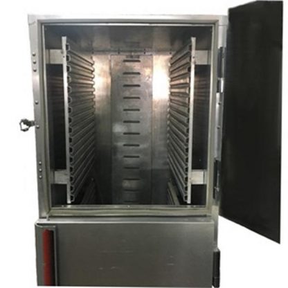 Holding oven, 6 foot, for sheet pans, open