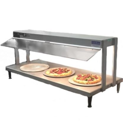 Pizza Hot Shelf, 4 ft, Lamp & Guard, with pizza example