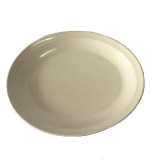 Platter, 10 1/4" X 12 1/4" Cream Oval