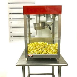 Popcorn Machine, 8 oz TT Red 20a/120v