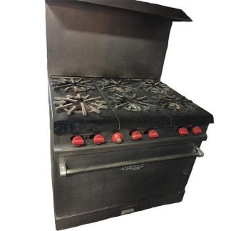 Range, Propane 6 Burner w/1 oven