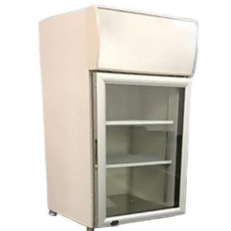 Refrigerator, Glass door 3.2 cubic ft