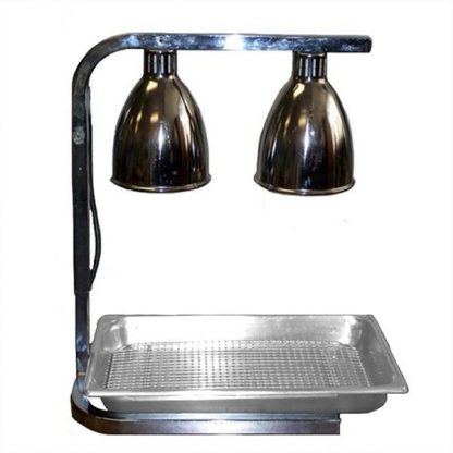 Heat Lamp, Double bulb Tabletop, 120v