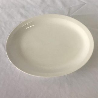 Platter, 10 1/2" X 13 1/2" White, Oval