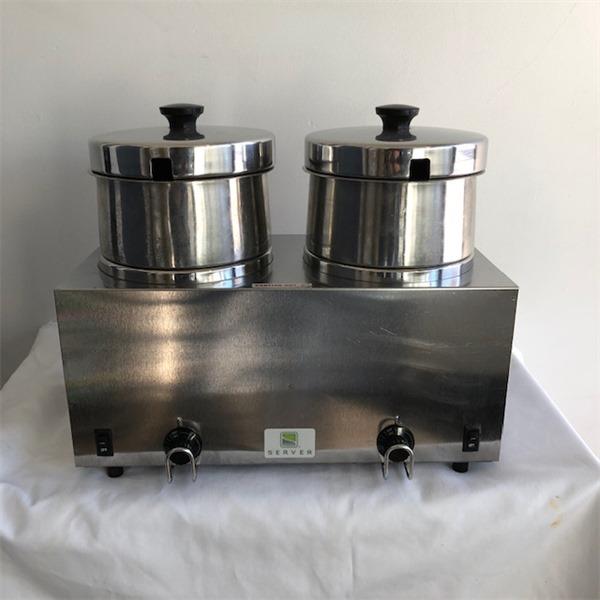 Vintage - Server - Twin Soup Warmer