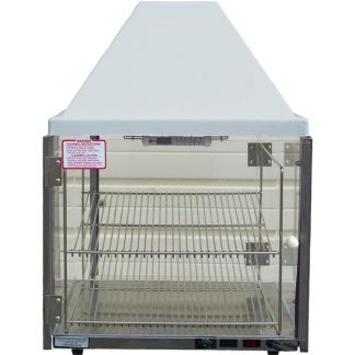 Warmer, 2-tier lighted cabinet, 120v 6amp