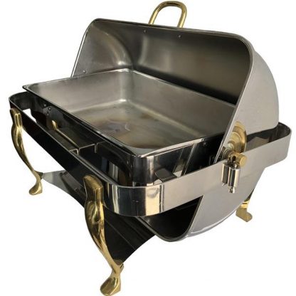 Chafing Dish, Roll Top open