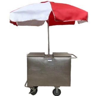 Ice Cream Cart for dry ice, with umbrella