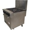 Range, Propane 4 Burner with Oven, side