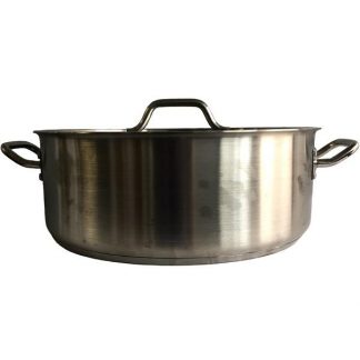 Show Braising, 20 Qt w/cover, ss