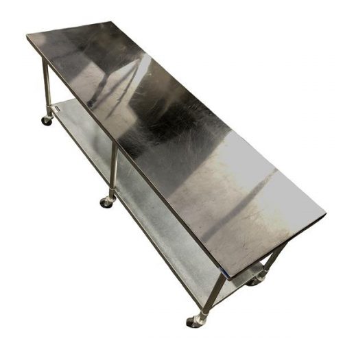 Stainless Steel Table (8', on casters)
