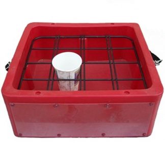 Vendor Tray w/harness 16 cups, Red