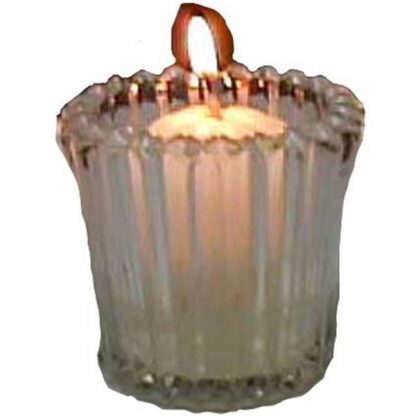 Candle holder, crystal cup