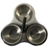 Condiment Holder, 3 bowl, above