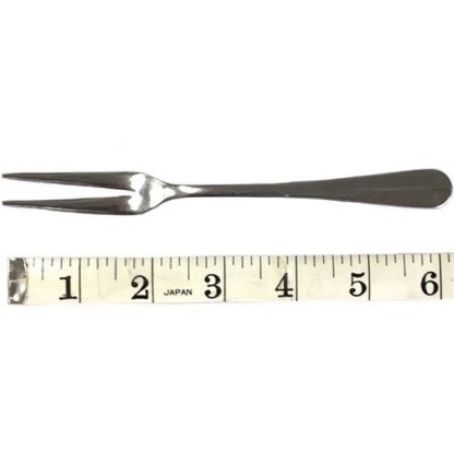 Fork, Seafood/2 tine with measurements