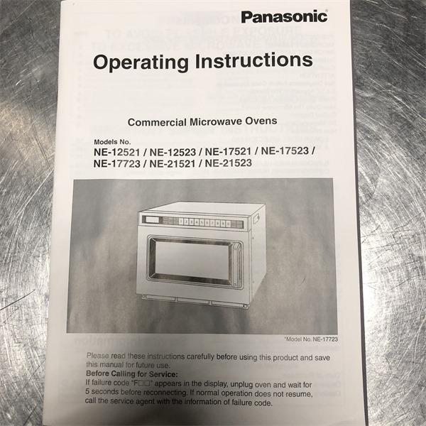  Commercial Series NE-17523 Commercial Microwave Oven