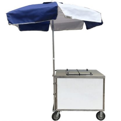 Ice Cream Cart with coldplate, 120v, with umbrella