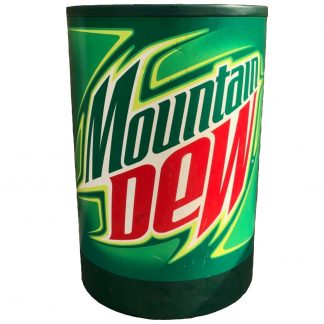 Cooler, half round, Mountain Dew logo