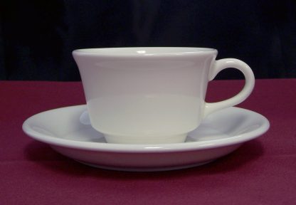 Plate/Saucer 6 1/4" white, with cup example