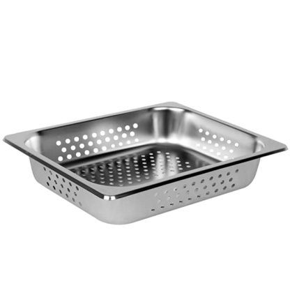 Pan, Steam Table, 1/2 Size 2" Perforated