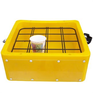 Vendor Tray w/harness 16 cups, Yellow