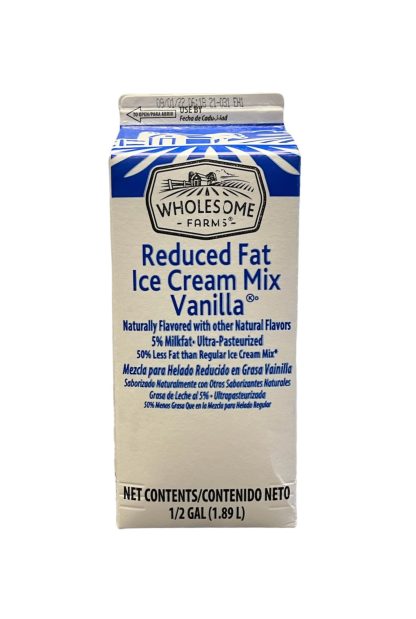 Ice cream mix, half gallon vanilla