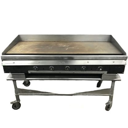 Propane griddle, 5 foot, thermostatic