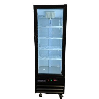 Refrigerator, glass door, 4 shelves