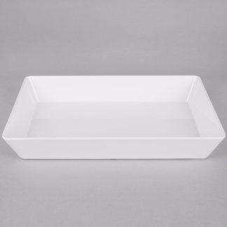 White Rectangle Serving Bowl, 233 ounce