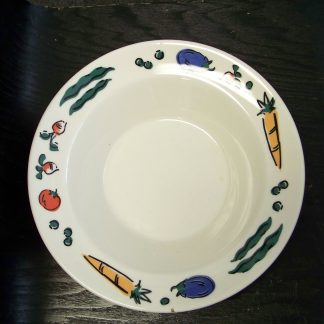 Colorful painted plate